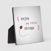 Plaque Photo Profitez Des Petites Choses 2 (Recto)