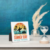 PLAQUE PHOTO PROFITEZ DU SURF D'ÉTÉ DANS BLUE PARADISE (Insitu)