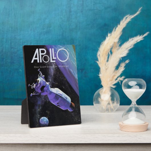 Plaque Photo Programme Apollo (Côté)