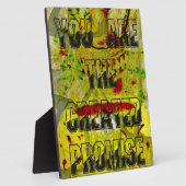 Plaque Photo Promesse d'or : Le script doré du destin (Côté)