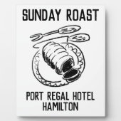 Plaque Photo Promo à pied libre du dimanche rôti (Devant)