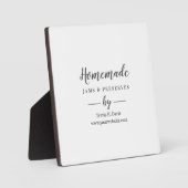 Plaque Photo Promotional Small Honey Business (Recto)