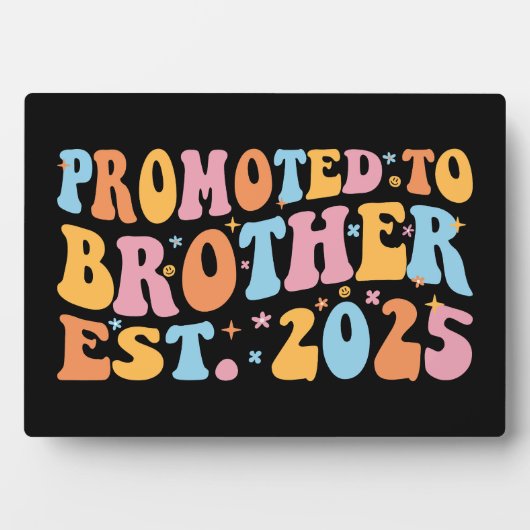 Plaque Photo Promu À Frère Est. III 2025 (Devant)