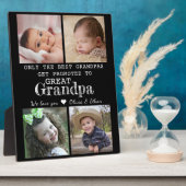 Plaque Photo Promu À Grand-Père 4 Collage Photo (Côté)