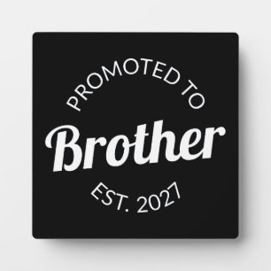 Plaque Photo Promu Frère Est 2027 Grand Frère I