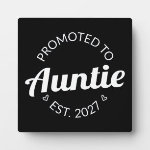 Plaque Photo Promue Tatie Est 2027 Nouvelle Tante I