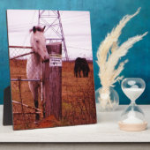 Plaque Photo Propriété privée lavender Horse (Côté)