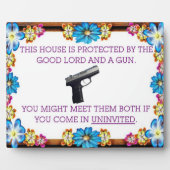 PLAQUE PHOTO PROTECTED (Devant)