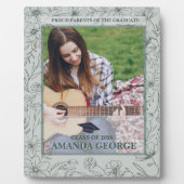 Plaque Photo Proud Parents Graduation Photo Keepsake (Devant)