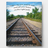 Plaque Photo Proverbes 23:19 (Devant)