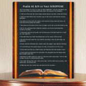 Plaque Photo Psalm 91 gifts or Your Favorite Scripture Plaque,