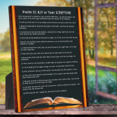 Plaque Photo Psalm 91 gifts or Your Favorite Scripture Plaque,