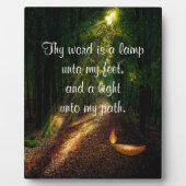 Plaque Photo Psaume 119:105 (Devant)