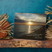 Plaque Photo Psaume 119:105 Ta parole est une lampe (Côté)