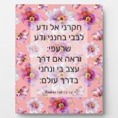 Plaque Photo Psaume 139:23-24 (Devant)