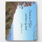 Plaque Photo Psaume 139:23 Cherchez-moi, ô Dieu... (Devant)