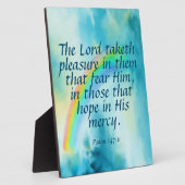 Plaque Photo Psaume 147:11 (Côté)