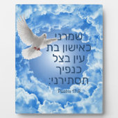 Plaque Photo Psaume 17:8 (Devant)