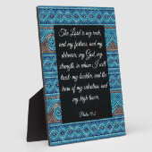 Plaque Photo Psaume 18:2 (Côté)