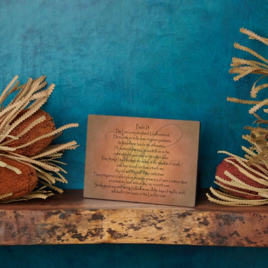 Plaque Photo Psaume 23 (Côté)