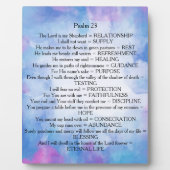 Plaque Photo Psaume 23 (Devant)