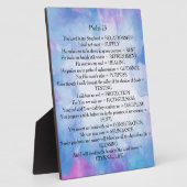 Plaque Photo Psaume 23 (Côté)