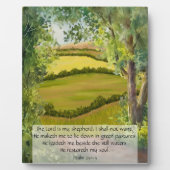Plaque Photo Psaume 23:1-3 (Devant)