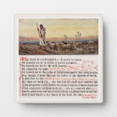 Plaque Photo Psaume 23 Art de Table Vintage (Devant)