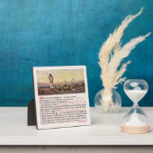 Plaque Photo Psaume 23 Art de Table Vintage (Insitu)