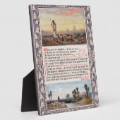 Plaque Photo Psaume 23 Vintage (Côté)