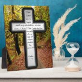 Plaque Photo Psaume 27:1 (Côté)