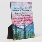 Plaque Photo Psaume 5:11 (Côté)