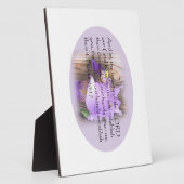 Plaque Photo Psaume 90:17 KJV Bible (Côté)