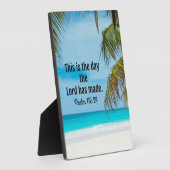 Plaque Photo Psaumes118:24, Voici le jour... (Côté)