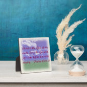 Plaque Photo Psaumes 100:1-2 (Insitu)