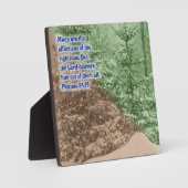 Plaque Photo Psaumes 34:19 (Recto)