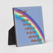 Plaque Photo Psaumes 34:19 NCV (Recto)