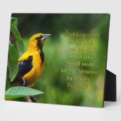 Plaque Photo Psaumes 55:22 Inspirationnel (Côté)