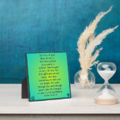 Plaque Photo Psaumes 66:10-12 (Insitu)