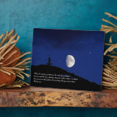 Plaque Photo Psaumes 8:3,4 Écritures Inspiration (Côté)