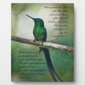 Plaque Photo Psaumes 91:1-4 Inspirationnel (Devant)