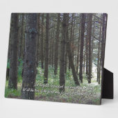 Plaque Photo Psaumes 96:12 Inspirational (Côté)