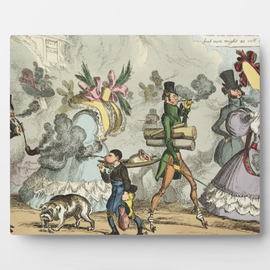 Plaque Photo Puff, Puff, c'est un âge de puffing, Puff, Puff, P (Devant)