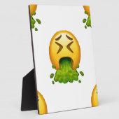 Plaque Photo puking émoji (Côté)