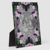 Plaque Photo Purple Geranium Flowers Ajouter Votre Photo (Côté)