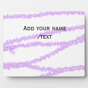 Plaque Photo Purple glitter sparkle texture pink balloon thr