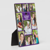 Plaque Photo Purple Graduate Photo Collage Garder Graduate (Côté)