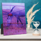 Plaque Photo Purple Propriété Privée Horse (Côté)