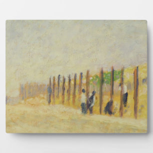 Plaque Photo Pushing in the Poles, c.1882 (oil on canvas)