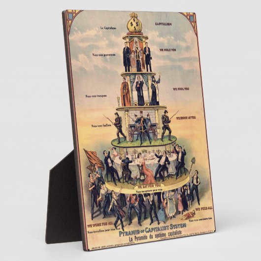 Plaque Photo Pyramid of Capitalist (Côté)
